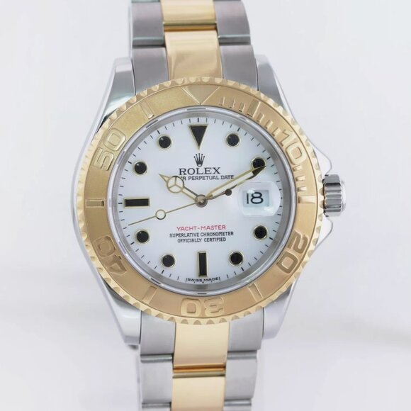 18kt Rolex Master Perpetual Two Tone Watch With Box and Hang Tag! - Picture 4 of 7